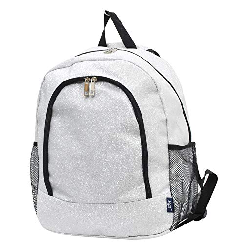 NGIL Mochila com glitter para dança, esportes de equipe, bolsa de torcida, Glitter-silver, Large