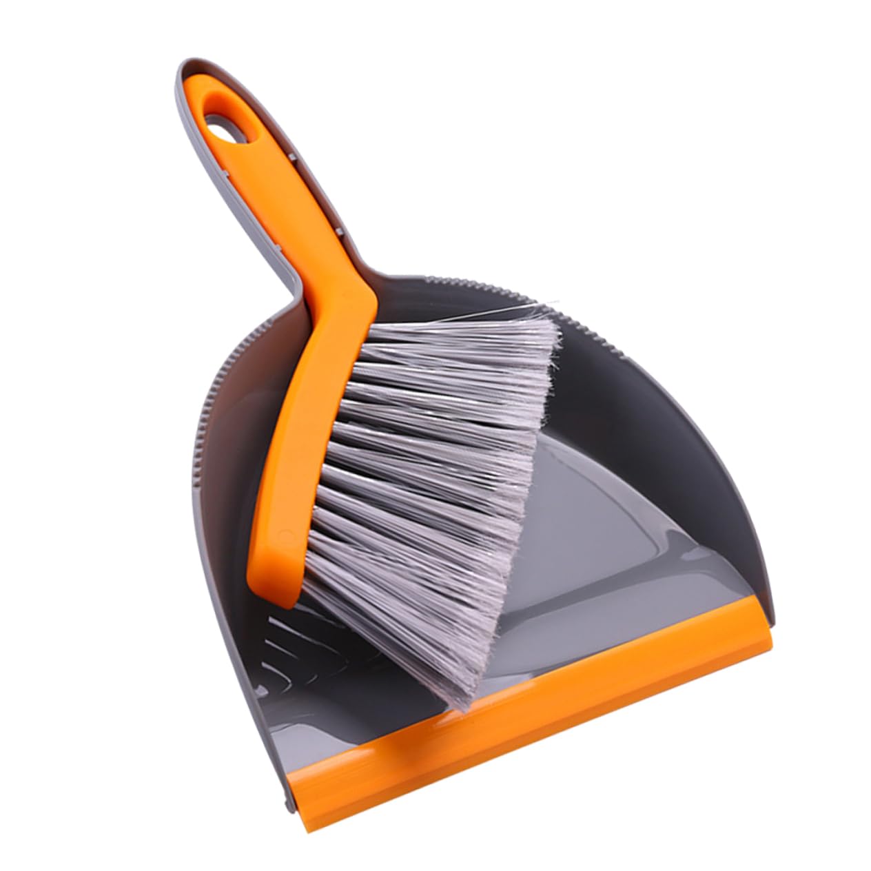GOOHOCHY Mini Broom and Dustpan Desktop Cleaner Cleaning Blow Dryer Comb Attachment Countertop Broom Dustpan Keyboard Dustpan Brush Keyboard Cleaner Brush Keyboard Brush Cleaner Orange