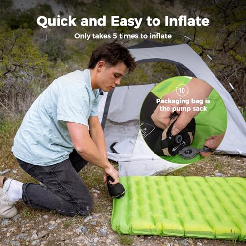 Matelas gonflable de camping isolé haute performance ATEPA XL