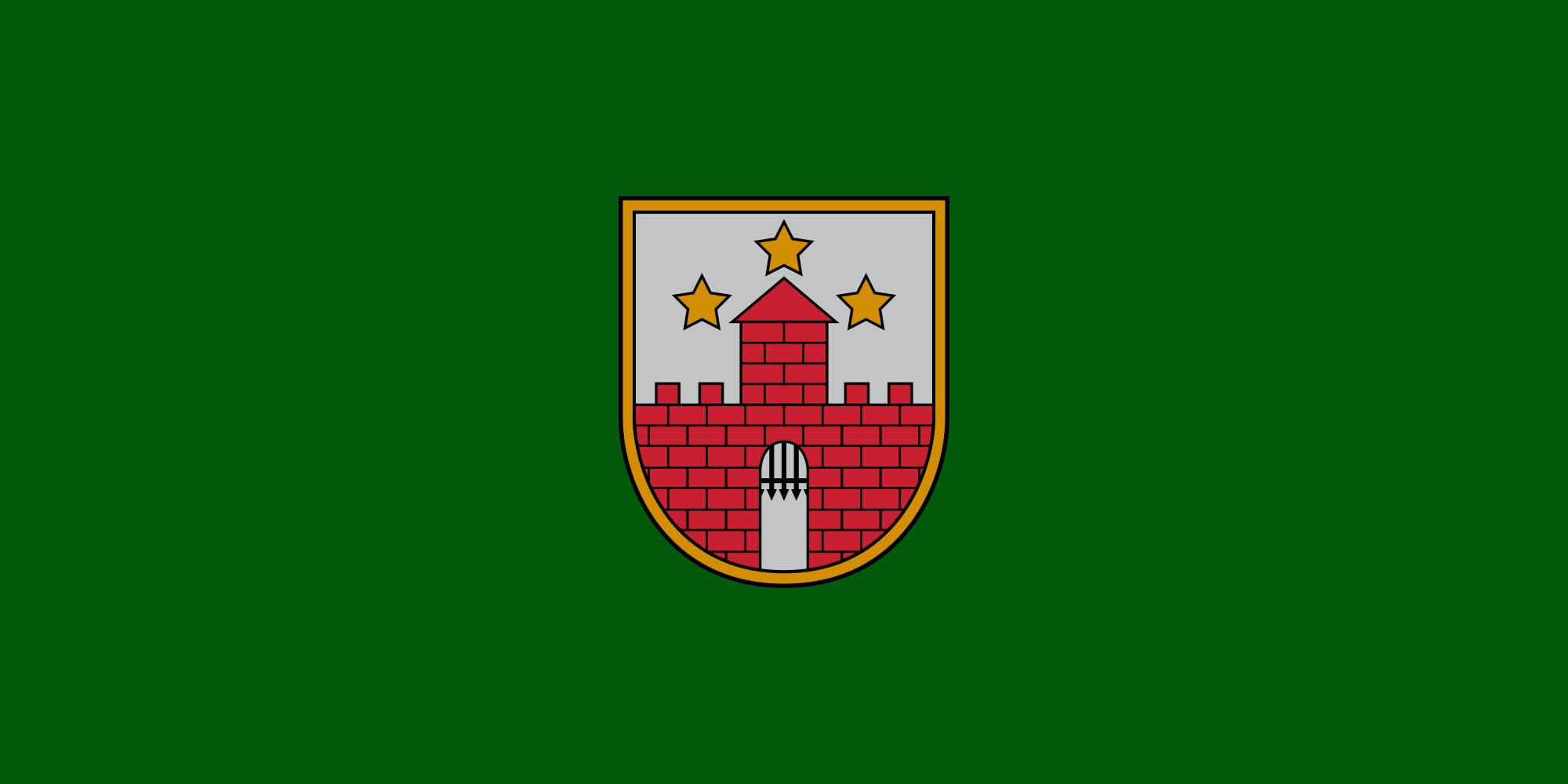 Drapeau Aizpute Municipality anti-décoloration grand format contre les intempéries