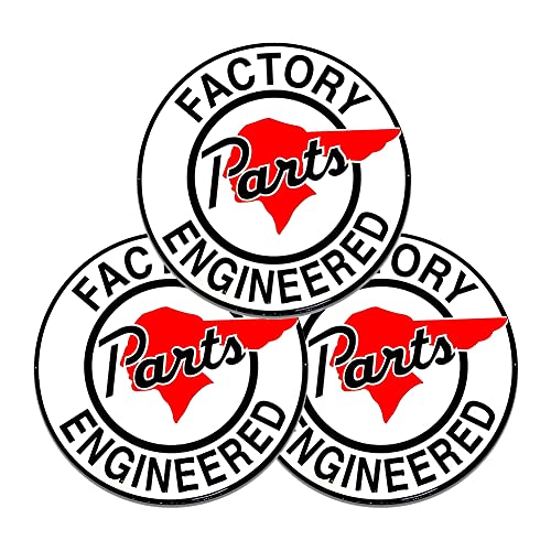 Brotherhood Round Metal Sign for Pontiac Engineered Parts indian - Vintage