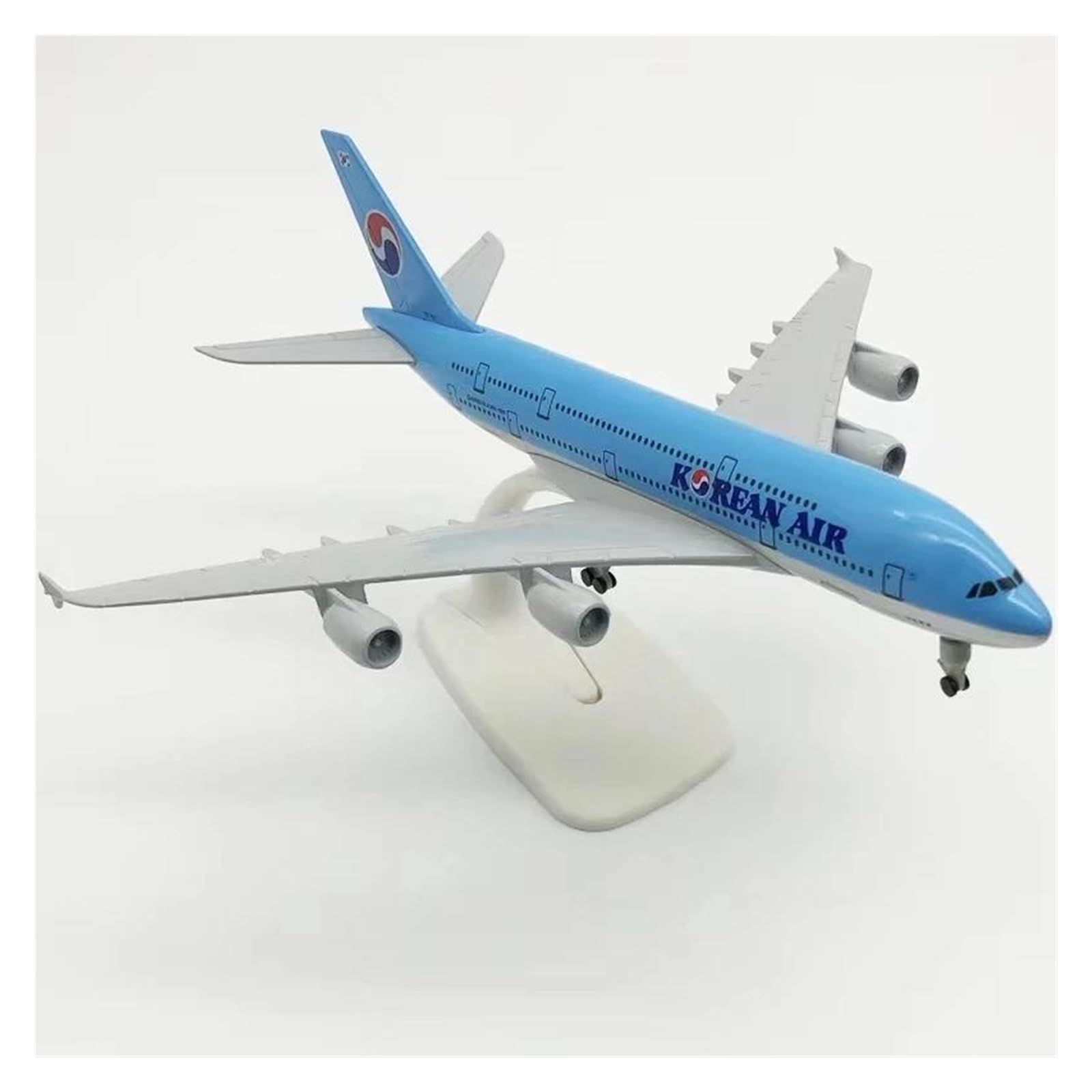 Modello In Lega Di Metallo Da 20 Cm Per Aereo Coreano Airbus 380 A380 Pressofuso Con Ruote Modello di Aereo in lega