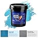 Epoxy Colored Sand Floor Paint, Epoxy Floor Paint For Concrete, Self Leveling High Gloss Marble Effect Coating, For Garage, Wood Floors, Waterproof, Non-Slip, Indoor And Outdoor (Gray, 176.36 Fl Oz (Pack of 1))