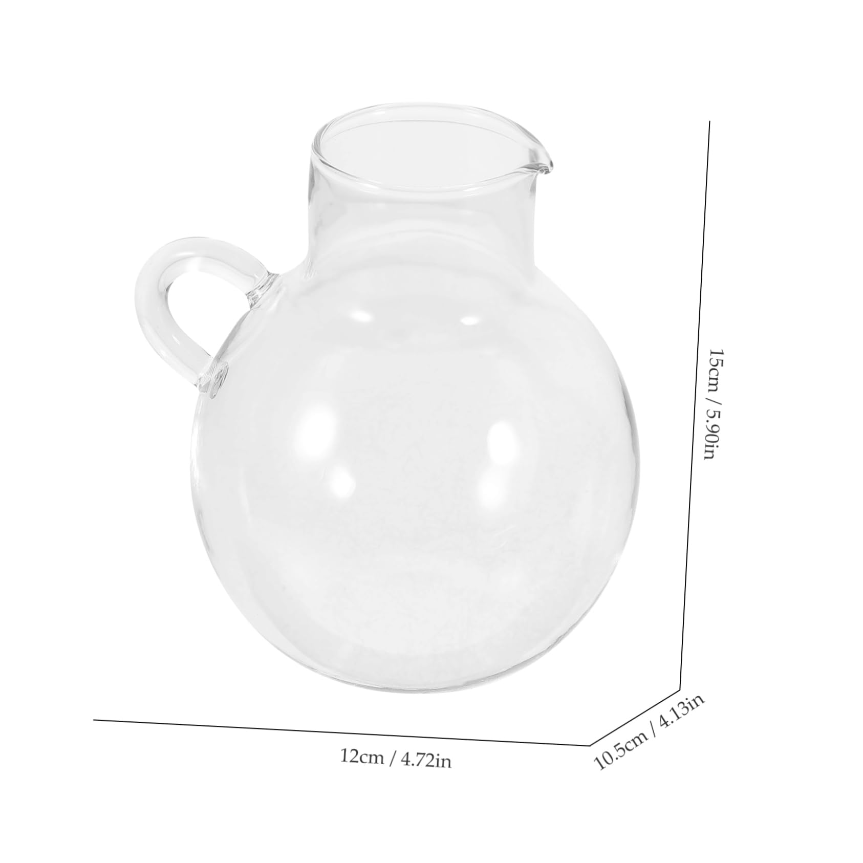 BRIGHTFUFU 1 Set Glass Pot Set Water Decanter Iced Tea Carafe Bedside Carafe Bedside Water Carafe Water Jug Water Pitcher and Cup Night Bedside Water Pitcher Night Carafe Pitcher Transparent