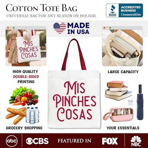 Tote Bag OrnamentalmenteYou con frase en español miniatura 4