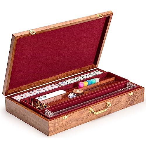 Juego de Mahjong Americano con 166 Fichas y Accesorios miniatura 4