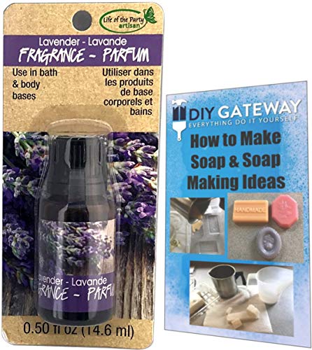Lavender Soap Fragrance Soap Making Scent: Highly Concentrated .5 oz Lavender Scent for Bath & Body Soap Making + Ebook
