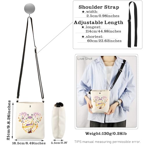 CMNIM Fairy Tales Gift Princess Sun Ears Crossbody Bag Movie Fans Gift Princess Sun Inspired Fairy Tale Messenger Bag4