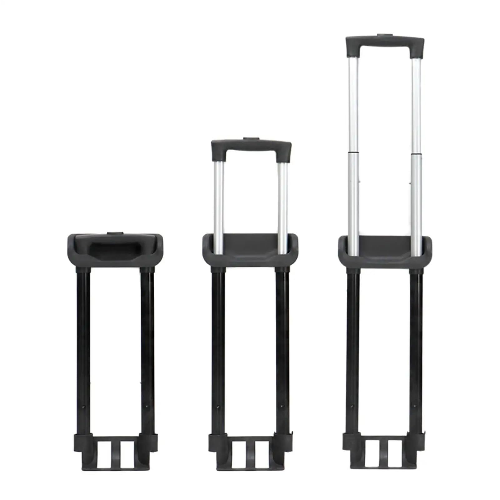 Zguouzantye 60Cmx16cmx4cm Luggage Handle Replacement, Travel Luggage Pull Rod Suitcase Telescopic Handle Drag For Trolley Bag Backpacking Cart Camping Traveling