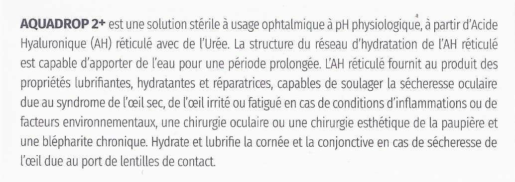 AQUADROP 2+ flacon 10ml