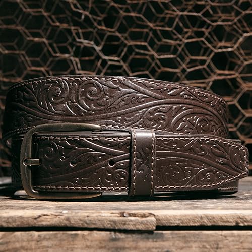 Image of Browning Men's Rugged Leather Casual Belts