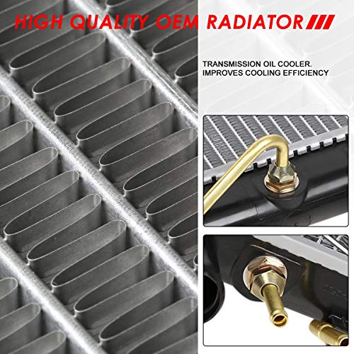 Image of Auto Dynasty 2896 Radiator for 2006-2012 Dodge Attitude Accent 1.4L 1.6L AT | Factory Style 1-Row Cooling Radiator, Aluminum Core, DPI 2896