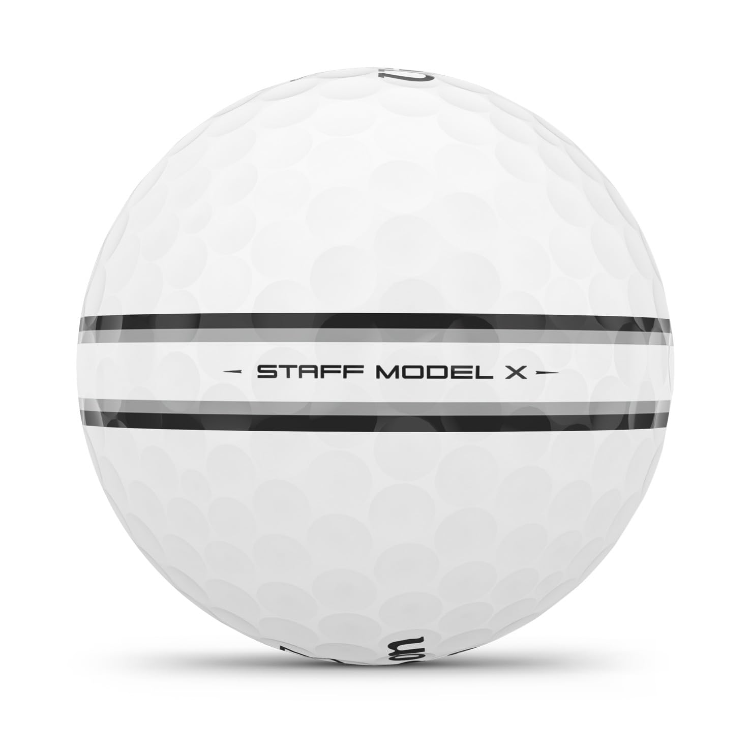 Wilson Staff Model X TRK360 Golfbälle, TRK360-Technologie für präzises Zielen, Vierteiliger Urethan-Ball, 12er-Pack, Farbe: Weiß