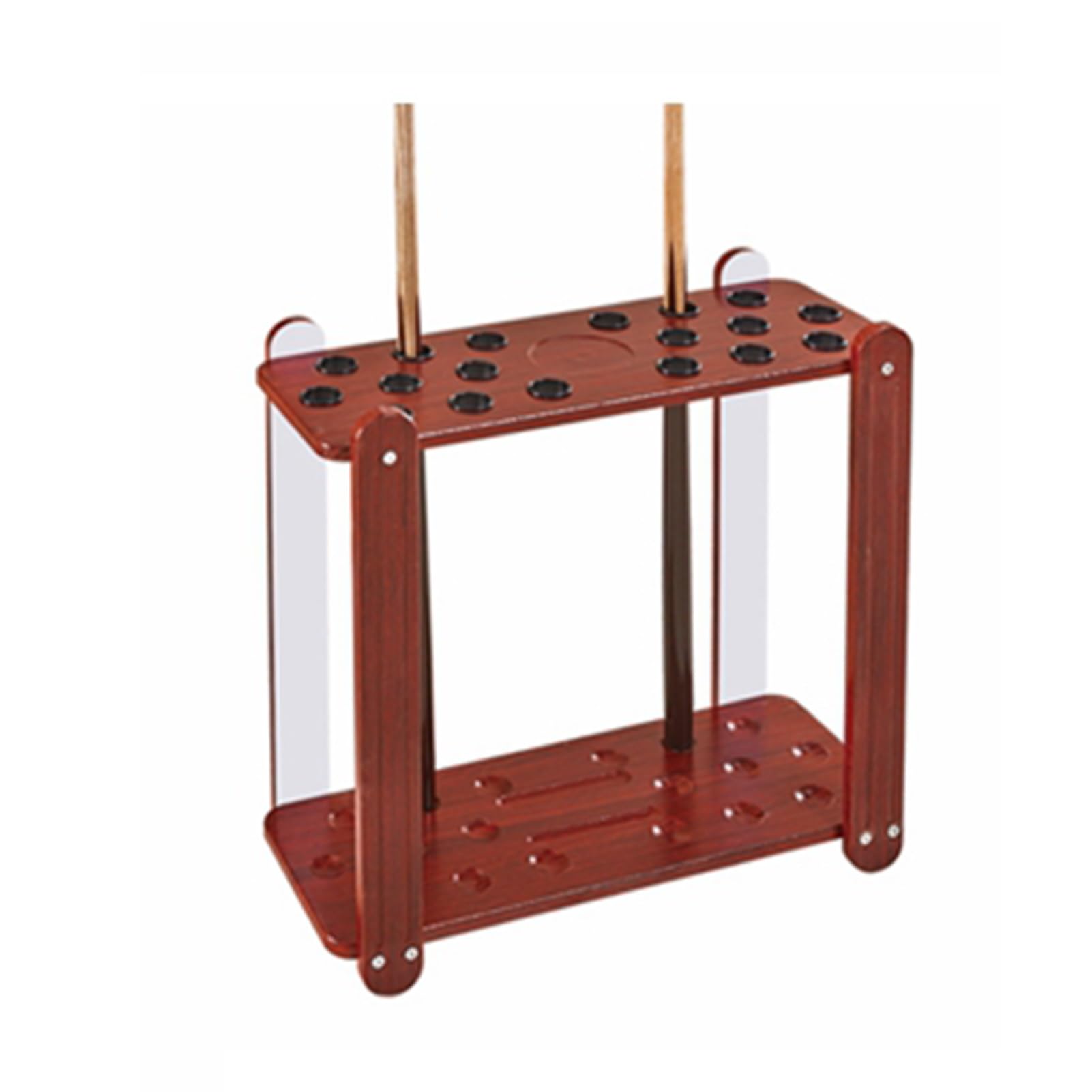 Support d'angle pour queues de billard pour ranger 18 queues sans encombrement