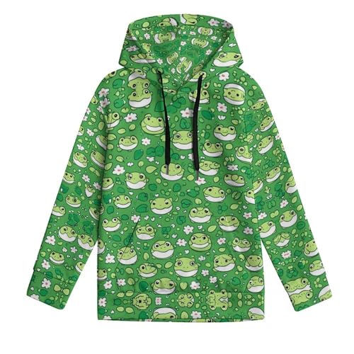 Sweat à capuche grenouille pour protéger les enfants du vent frais avec style