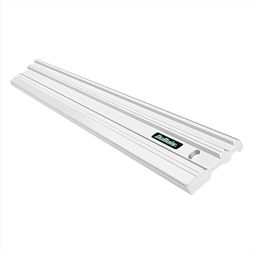 DuBois Borde recto de aluminio 51024, 18 pulgadas, 0.001 pulgadas sobre longitud completa de 18 pulgadas