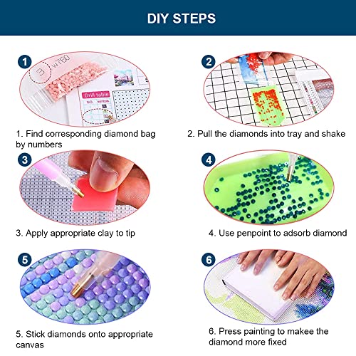 5D Diamond Painting Kit Completo gatti, Kit