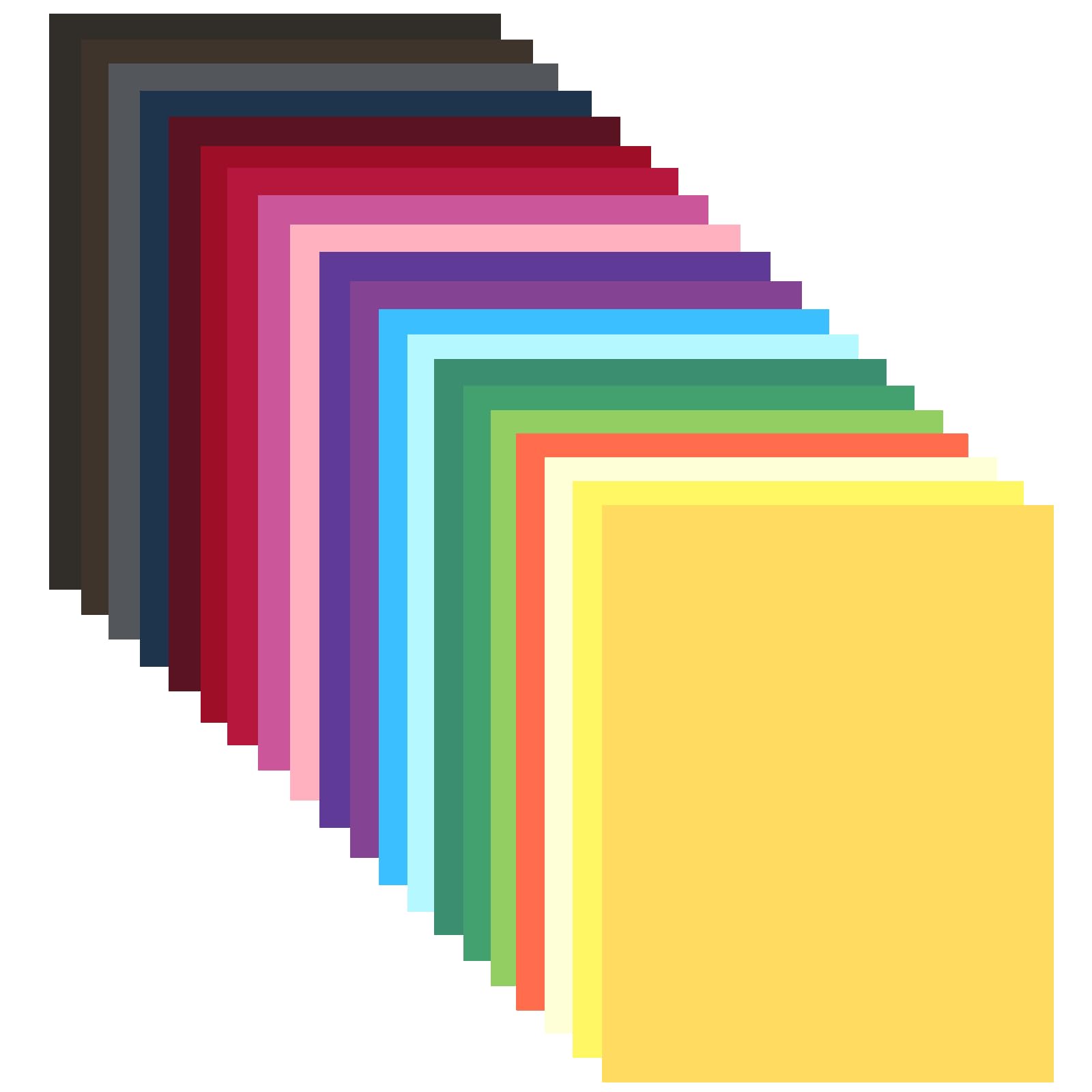 Cimlaga 100 Pack Heavy Colored Cardstock Paper,90lb/250gsm 20 Colors Solid Core, Card Stock Printer Paper for Crafts, Scrapbooking, Card Making, and