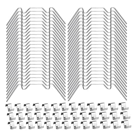 Bilivry W Type Garden Nail 304 Stainless Steel Z Type Greenhouse Glass Wire Clip For Hall Greenhouse Accessories Cover
