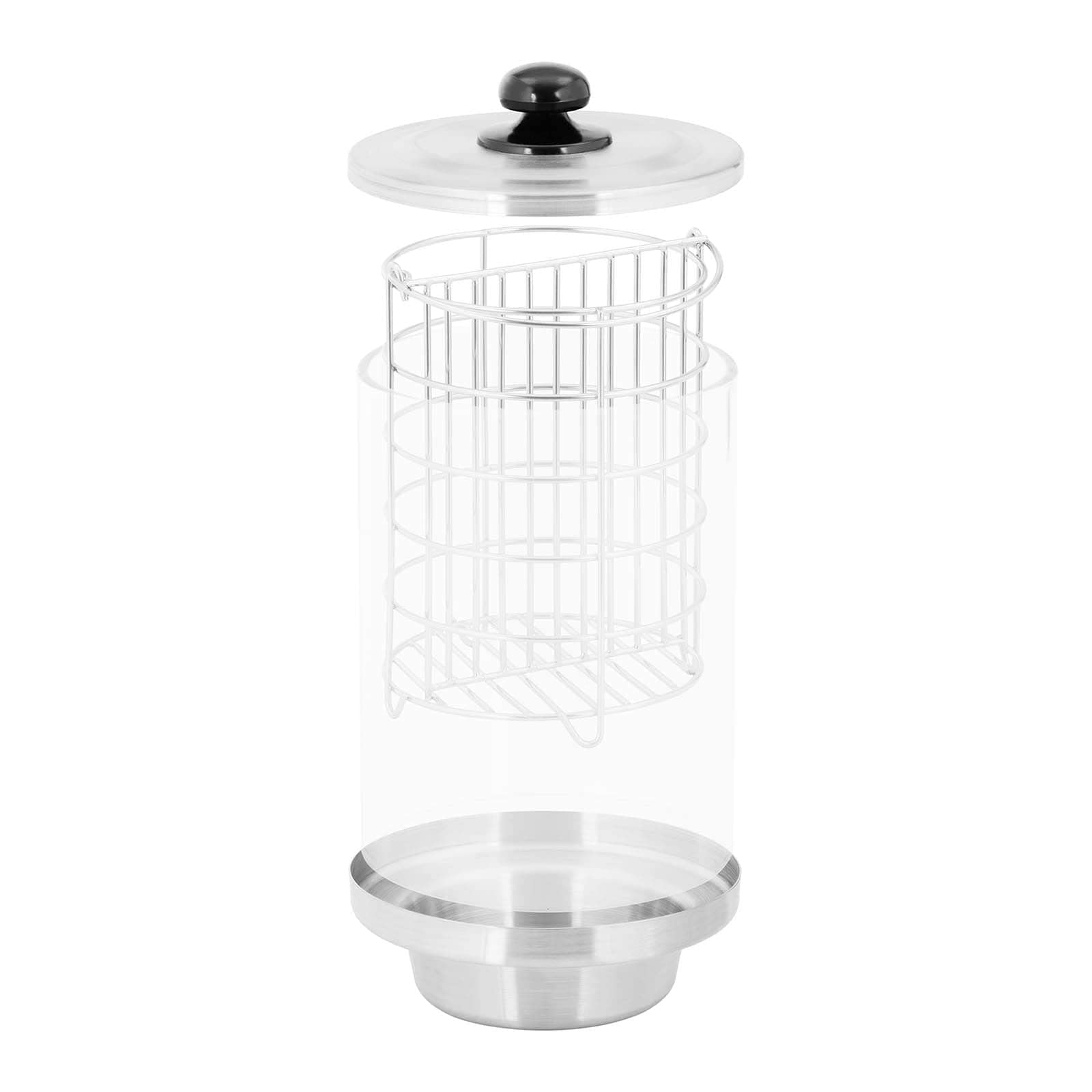 Royal Catering Macchina Hot Dog Maker Cuoci Hot Dog con 2 Steli RCHW-350-2 (422 W, Temperatura fino a 97 °C, Vetro temperato, Acciaio inox, Alluminio, 500 ml)