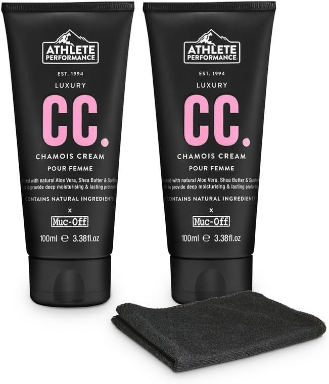 Muc-Off Women Luxury Chamois Cream Cycling - Extreme Skin Lubricant - pH Balanced & Deeply Moisturizing | Ideal for Long Rides