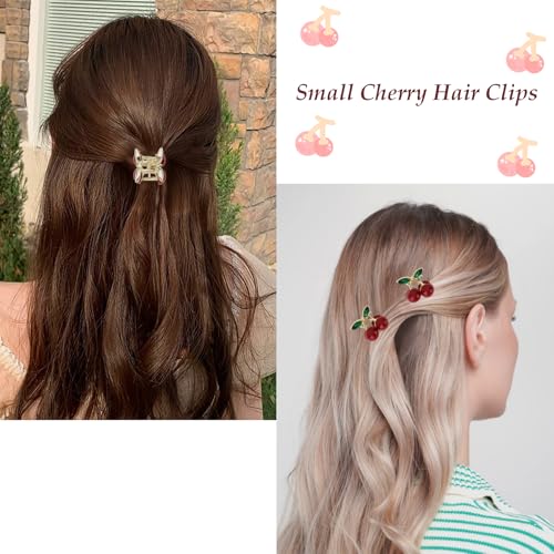 Pinzas pequeñas de metal vintage para cabello miniatura 4