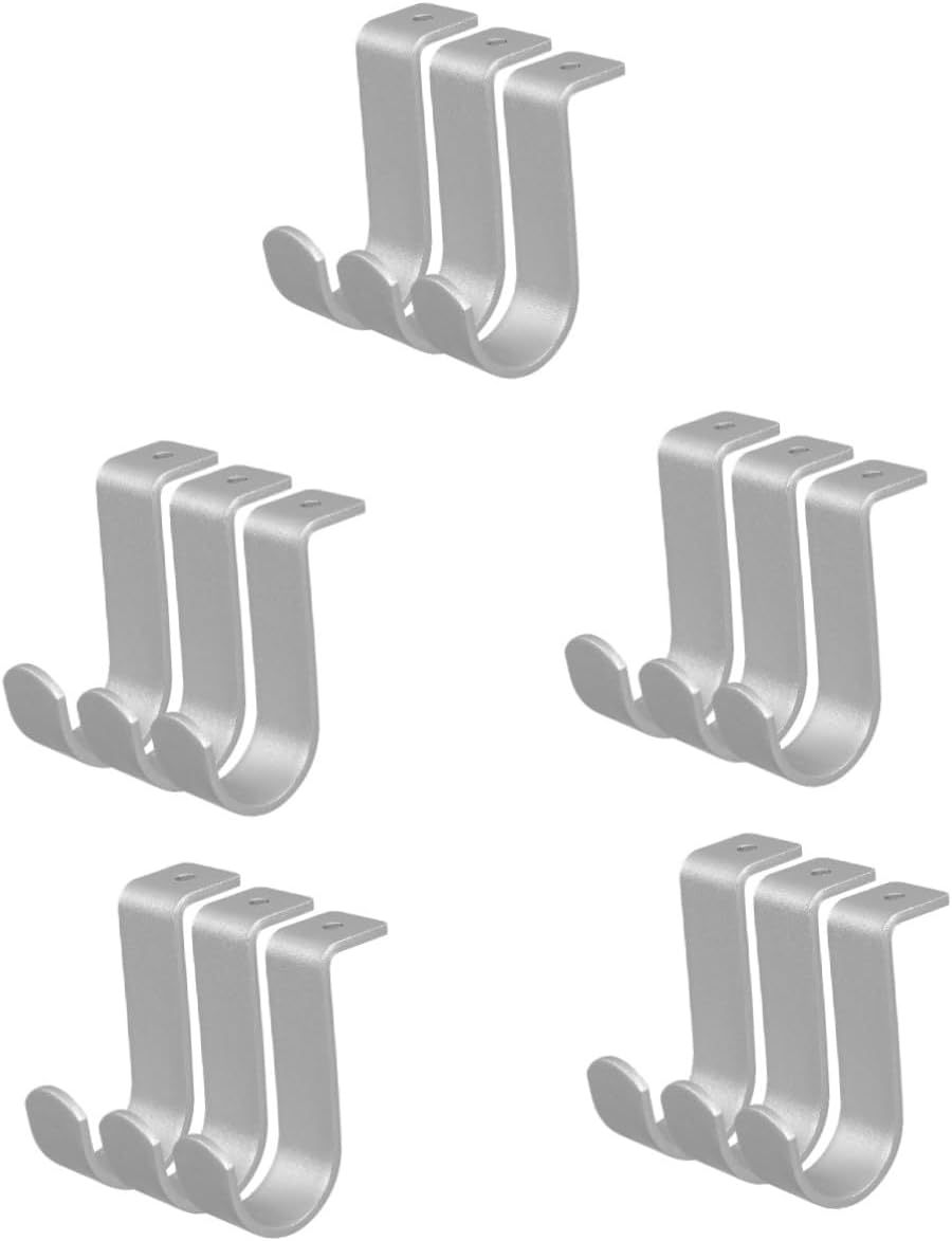 ARTIBETTER 15pcs Adjustable Curtain Rod Holders Extendable Brackets for Window Curtain Support Hardware for Easy Installation and Maximum Stability