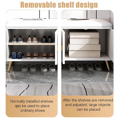 Banc de rangement de chaussures d'entrée design pour un hall toujours impeccable - 4