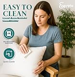 EGYPTO Pack of 2 Cushion Inserts 65cm x 65cm – Soft & Plump 26 x 26 Cushion Insert – Hypoallergenic Cushion Inner – Bounce Back Cushion Pads for Sofa & Couches (Pack of 2-26" x 26") - Image 7