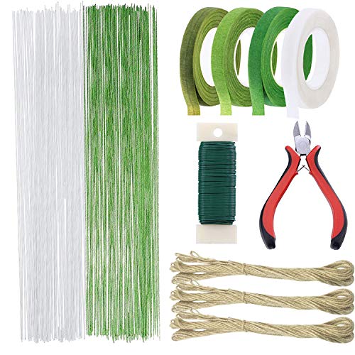 Allaozne Kit de Herramienta de Arreglos Florales Cintas Florales, 2 Estilo Floral...
