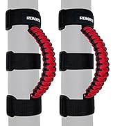 Roll Bar Grab Handle for Jeep Wrangler,Grab Handle for Jeep Wrangler YJ JK JL,Comfortable Paracor...