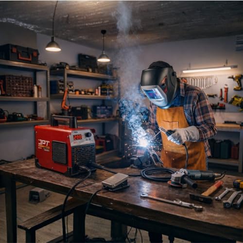 Image of JPT True Output 200A MMA Inverter Welding Machine | LED Display, Lift TIG, Hot Start, Arc Force & Anti-Stick | Compact & Reliable Welding Machine