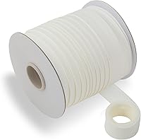 Vista 26 de Cinta al bies de doble pliegue de 1/2 pulgada, cinta al bies de doble pliegue de 55 yardas, carrete continuo a granel para coser ropa, acolchado