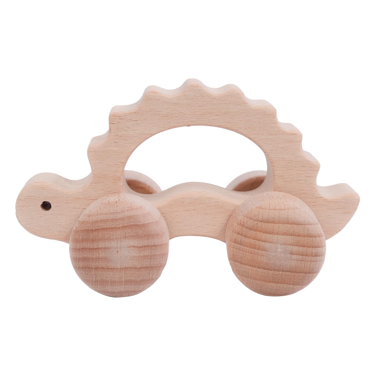 Set di 4 carrelli in Legno, Forme di Animali Carini, macchinine a Spinta con inerzia, Regali cognitivi, Giochi interattivi, coordinazione Occhio-Mano, 4 Divertenti Design per Ragazzi e Ragazze