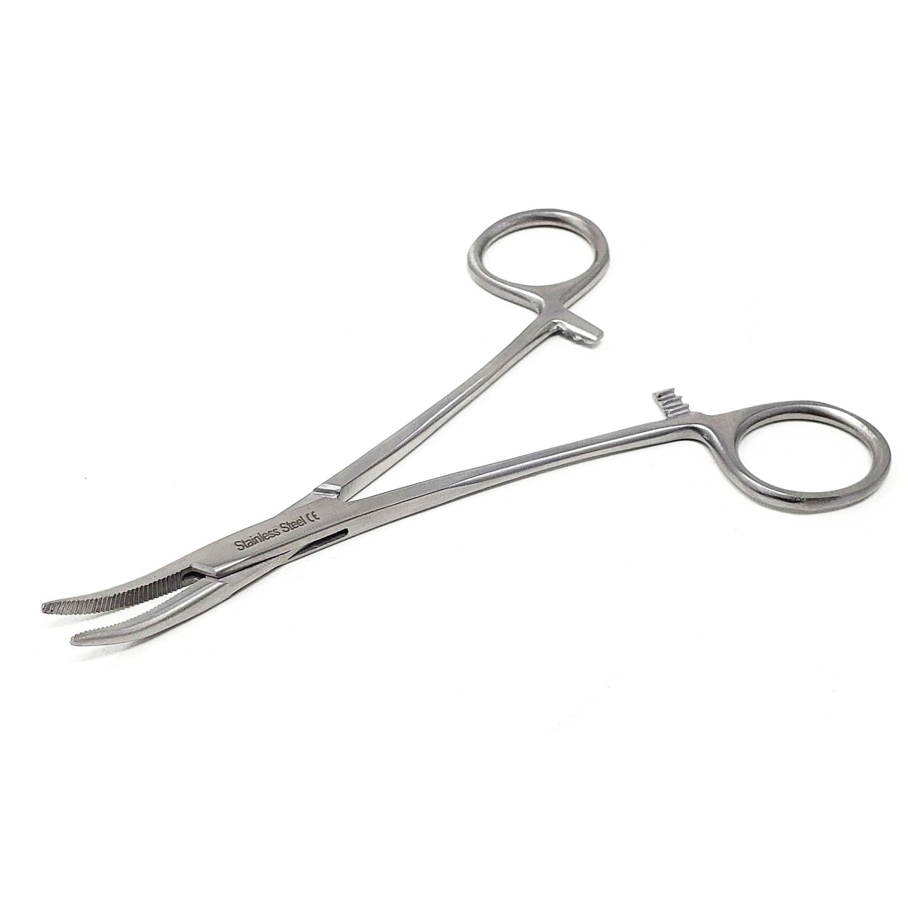 Hemostat Locking Forceps 5" Curved with Full Serrated Jaws Ideal for Clamping, Fishing, Firefighters Nurses Doctors + More (RAINBOW) — Amazon image 7