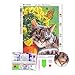 Produktbild DIY 5D Katze Schmetterling Diamant Malerei, Kristall Stickerei Kreuzstich Kunst Runde Full Drill Diamant Malerei Kit, Für Home Wanddekoration 30 x 40 cm