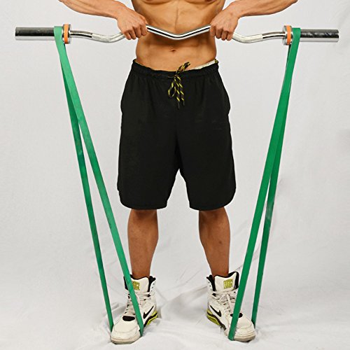 Grebest Heavy Duty Resistance Band, Pull UP Assist Bands Workout Resistance Bands for Body Stretching Powerlifting Mobility SINGLE BAND or SET - Thumbnail 6