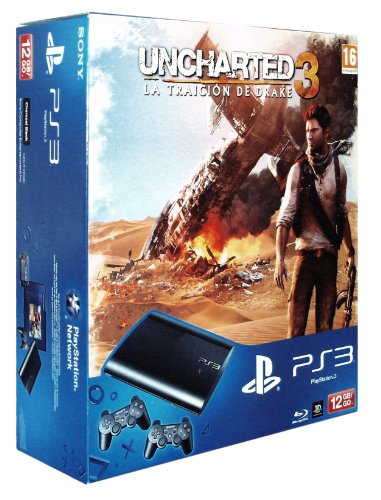 PlayStation 3 - Consola 12 GB + Uncharted 3 + Dual Shock 3