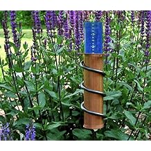 Park Seed Copper and Polycarbonate Floating Rain Gauge for Garden, Worlds Coolest Rain Gauge, 24-Inch Steel Stake