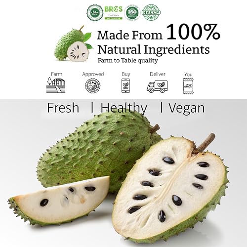 Vinamit Soft Dried Soursop | Soursop Fruit 3.5 oz bag | Natural Tropical Fruit Snack | Vegan, Gluten-Free, Non-GMO | High in Fiber, Ideal for Travel & Clean Eating - Image 6