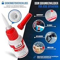 Top2Glue Premium Sekundenkleber Set 3x 20g & Aktivator Spray 200ml – Ansicht 2