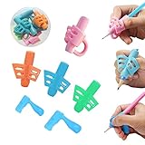 SUAVES Y CONFORTABLES: Estas ayudas para escribir tienen un toque suave y son esenciales para que los niños aprendan. Aliviará la fatiga y el dolor en las manos, lo que le permitirá al niño escribir más tiempo.