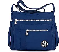 Bolsa Feminina Nylon Transversal Multi Uso Regulável Espaçosa Moderna Impermeável