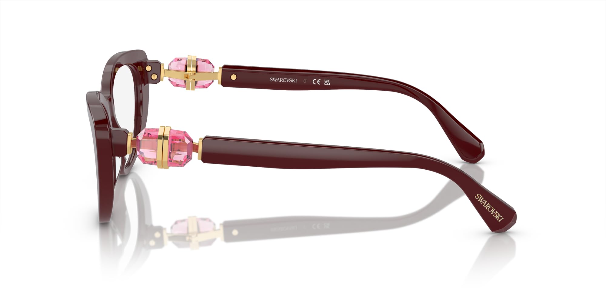 Swarovski Women's Sk2005 Cat Eye Prescription Eyewear Frames