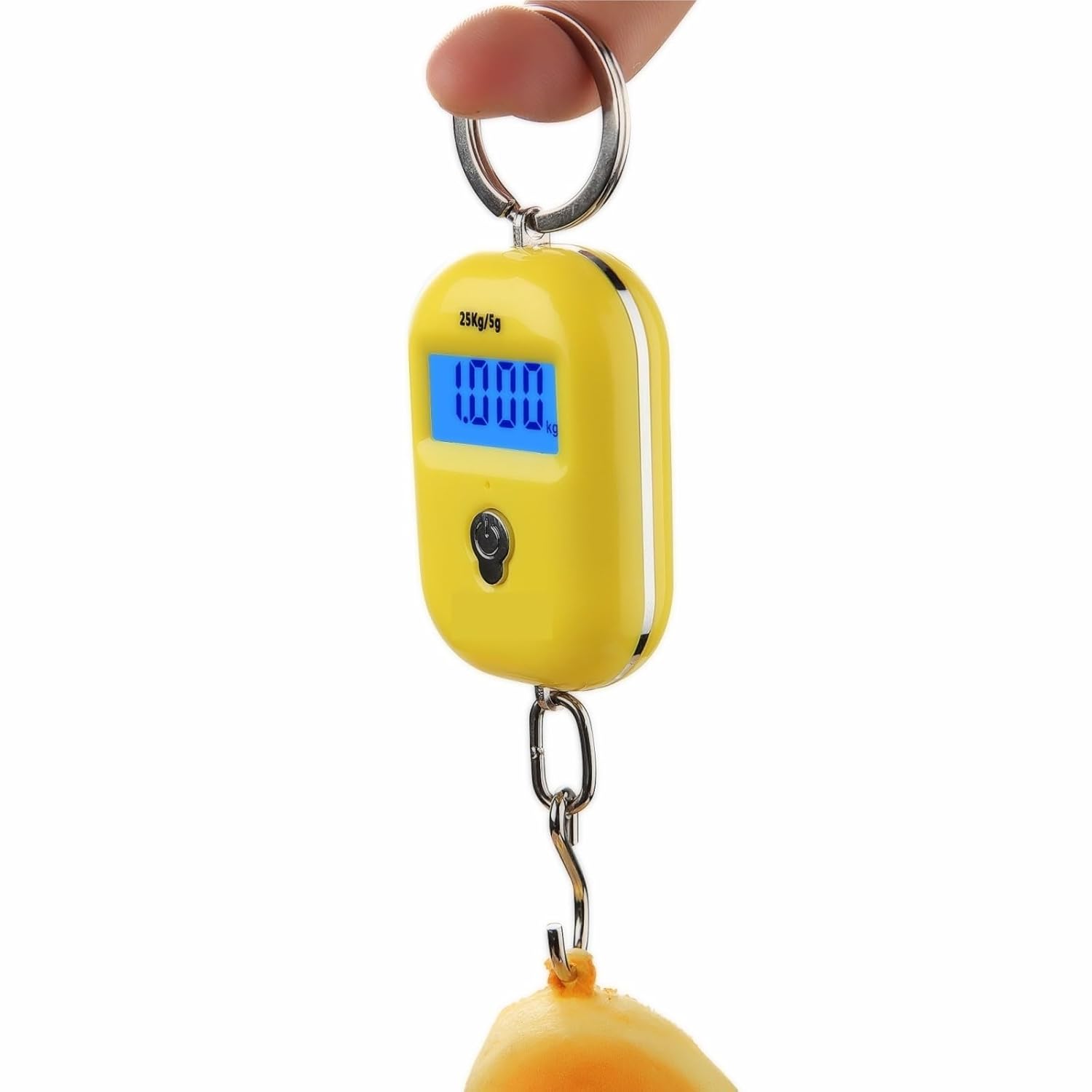 5pcs Portable Mini Electronic LCD Travel Luggage Weight Scale: 25kg Digital Hanging Hook Scale