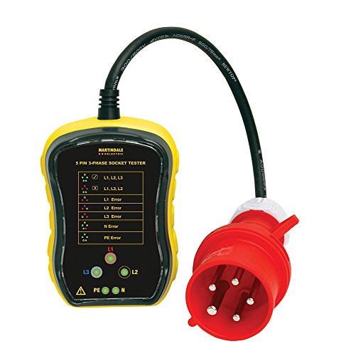 Martindale MARPC105/32 PC105 3 Phase Industrial Socket Testers 32A