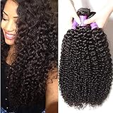 Ali Julia Hair Wholesale 3-Pack 10A Malaysian Virgin Curly Hair Weave Real Human Hair Weft Extensions Cheap Bundle Hair Products Natural Color 95-100g/pc(8 10 12 inch)