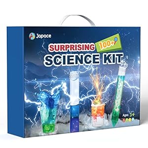 Japace 100+ Experiments Science Kit for Kids Age 4-12 Year Old, Cool Boy Christmas Birthday Gift Ideas, Chemistry and…