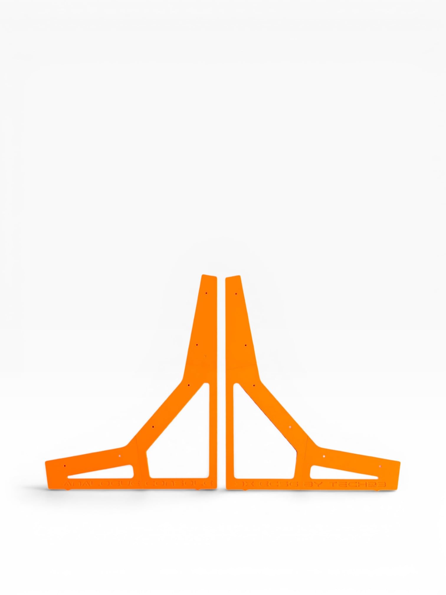 Supporto per console analogica Eurorack, per 3 Behringer Edge, Crave, Spice o Grind, supporto sintetizzatore, angolo 10°-45°-10°, arancione fluo