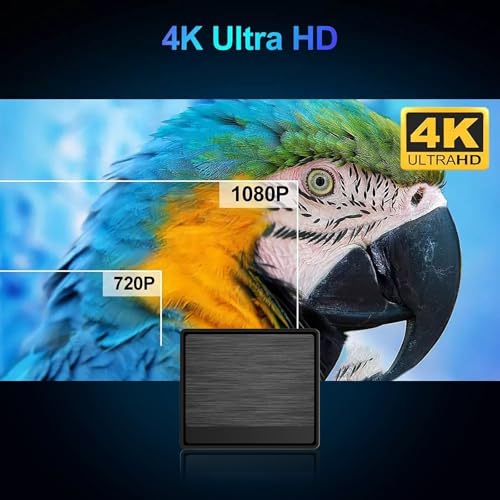 BOXPUT Lemon Android TV Box 12.0, 2GB RAM 16GB ROM, H618 Dual WiFi 2.4G/5G, BT5.4 Quad Core 4K Ultra HD Media Speler Met Bluetooth Spraakafstandsbediening - Afbeelding 5